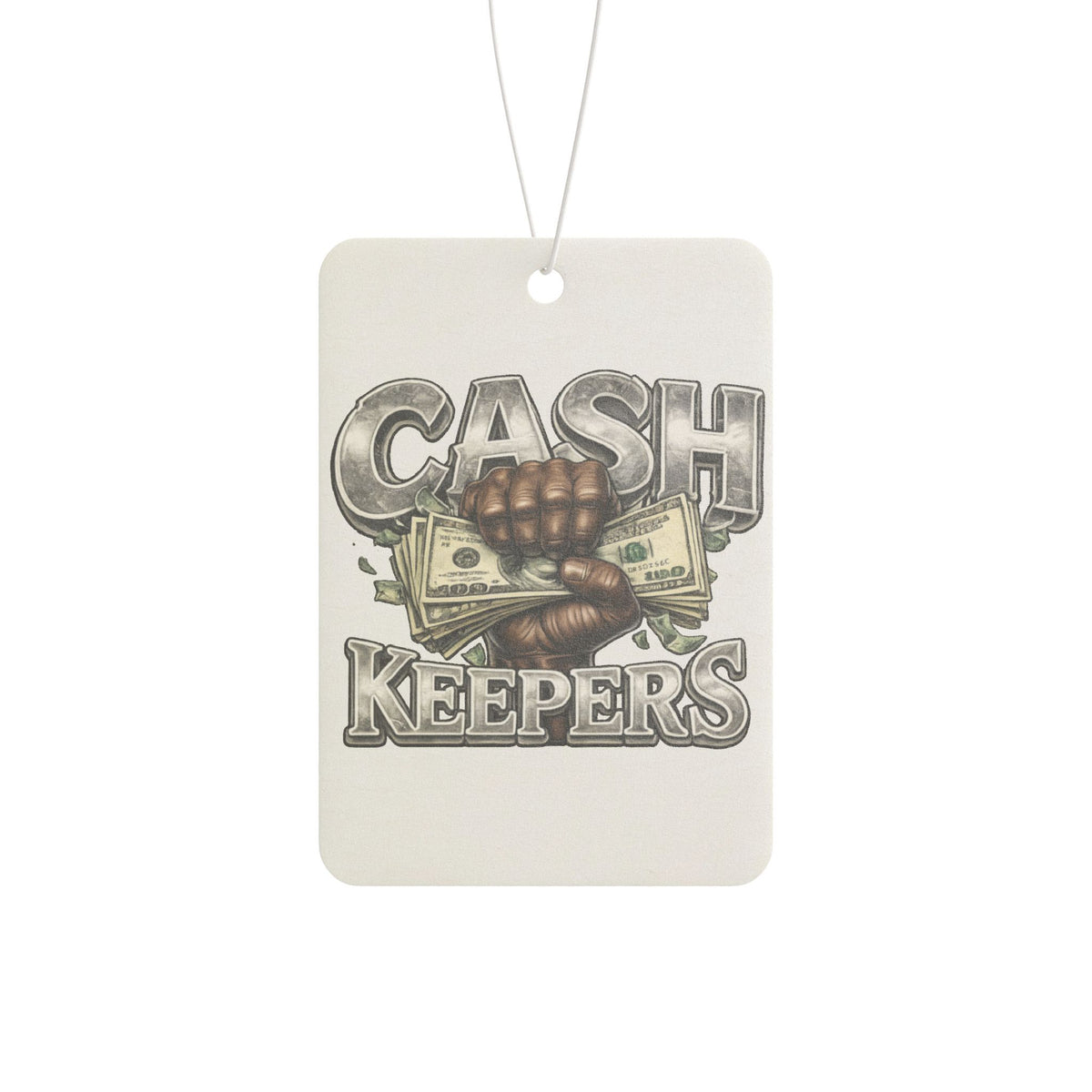 Cash Keepers Car Air Freshener — Money Fist Design, Novelty Scented Ornament