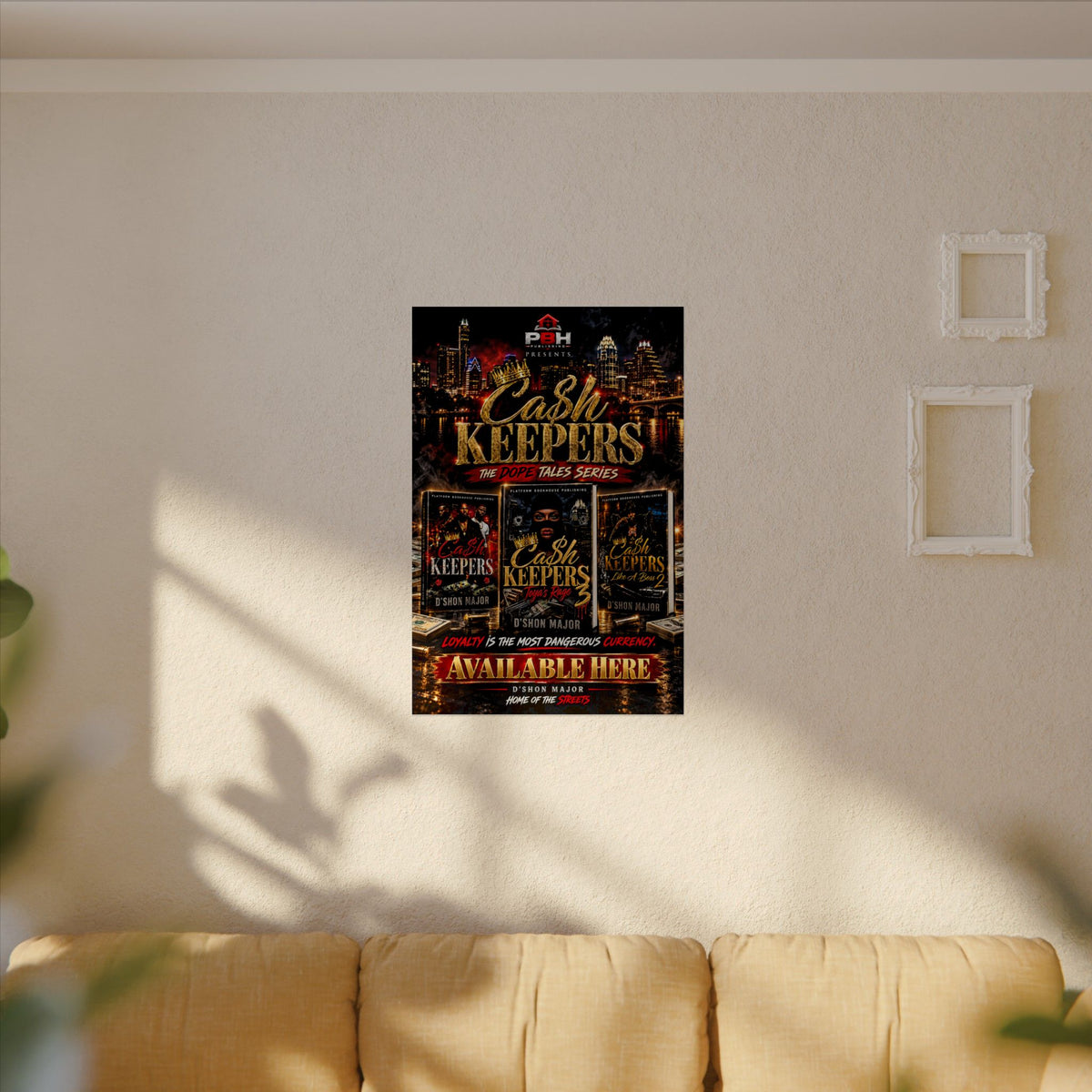 Cash Keepers Promotional Poster — Urban Hip-Hop Album Art Matte Poster