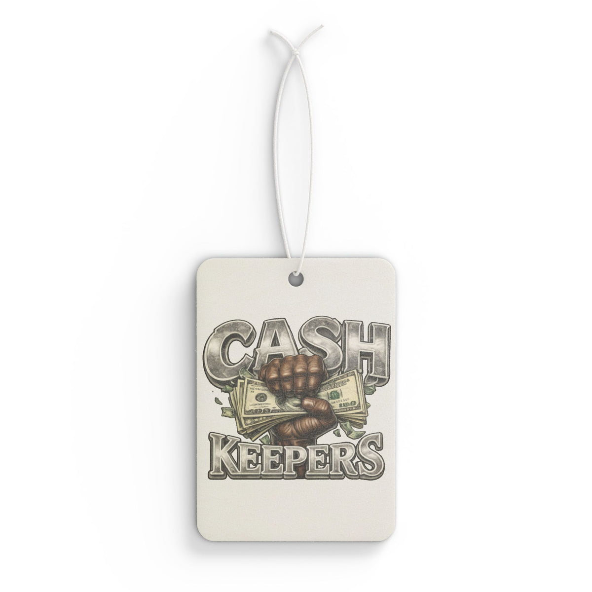 Cash Keepers Car Air Freshener — Money Fist Design, Novelty Scented Ornament